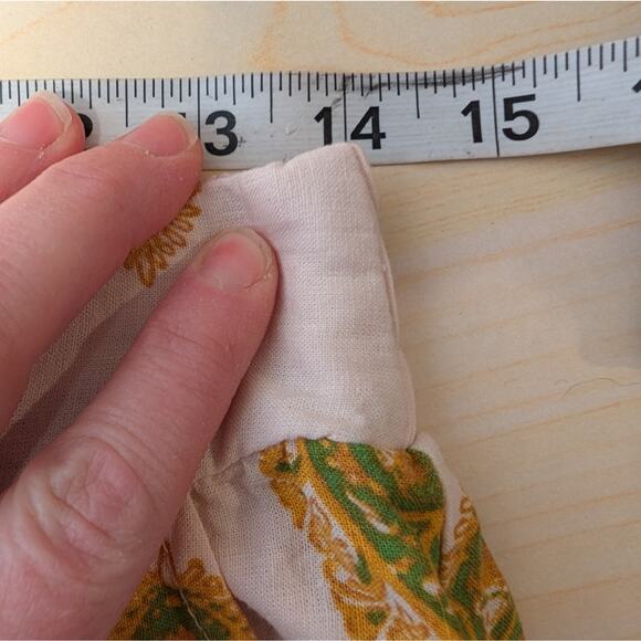 Haute Hippie Yellow and Green Bohemian Palazzo Pants Small - Picture 7 of 9